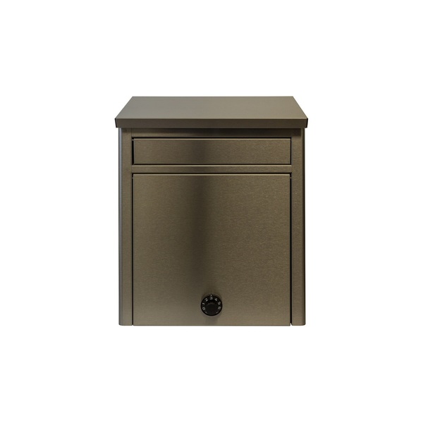 Qualarc Kalos Stainless Steel Wall Mounted Mailbox with Combo Lock WF-WL15205